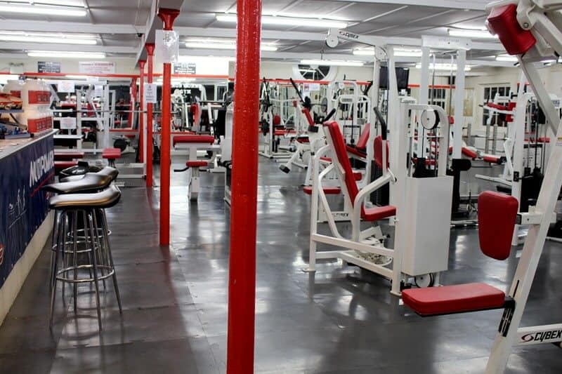 Old Iron Works Gym with free weights and strength equipment