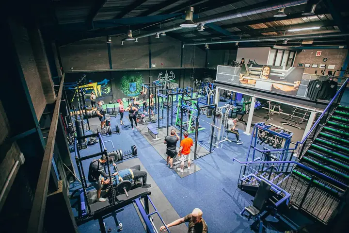 Revolution Fitness Belfast gym floor