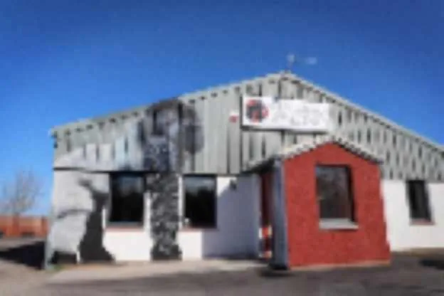 The Silverback Flex gym building in the Scottish Highlands