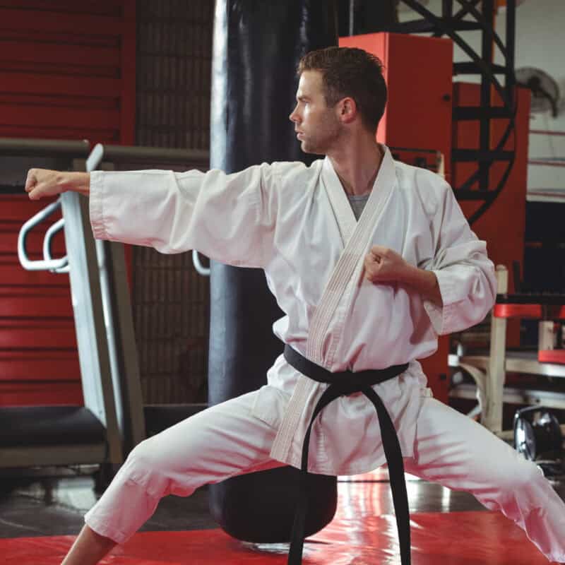 Ju-Jitsu instructor begins their morning session after signing up for a done-for-you website creation package.