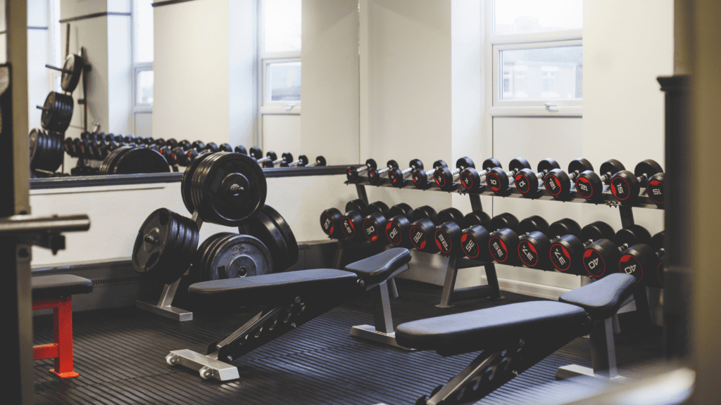 An empty gym in the UK after the cost of living crisis led to people cancelling their memberships