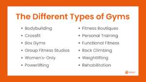 What different types of gyms are there?
